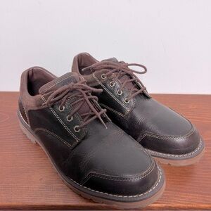 Men’s Timberland Earthkeepers Larchmont Oxfords Brown Leather Laceup Shoes NEW